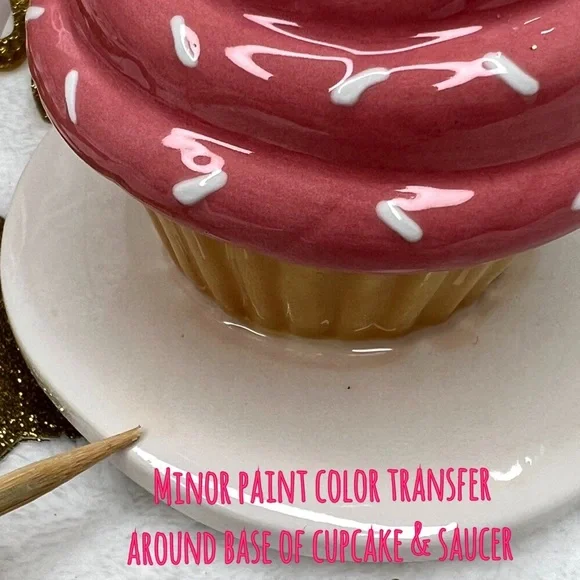 ❌SOLD❌ Rae Dunn HAPPY BIRTHDAY LL Coffee Tea Mug Cupcake Topper Lid Pink - Picture 13 of 17